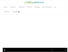 Tablet Screenshot of costaricanbiodental.com